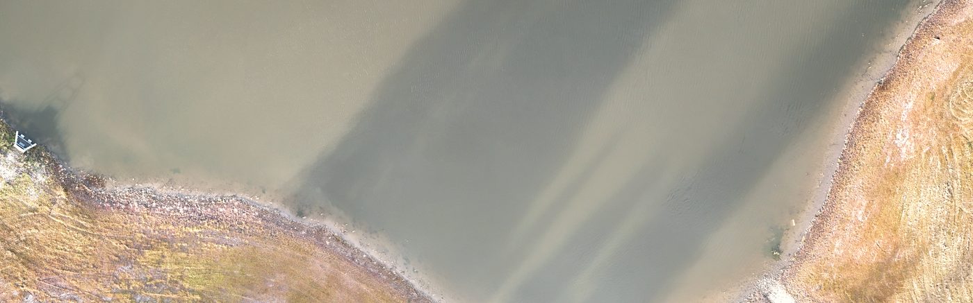 Understand — a point cloud or terrain mesh of a captured site, wide landscape crop